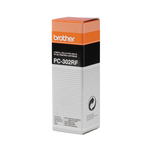 Brother 921/931, PPF-750/870MC/970MC TTR Negro. Recambio de 2 Bobinas, 2 x 235 páginas