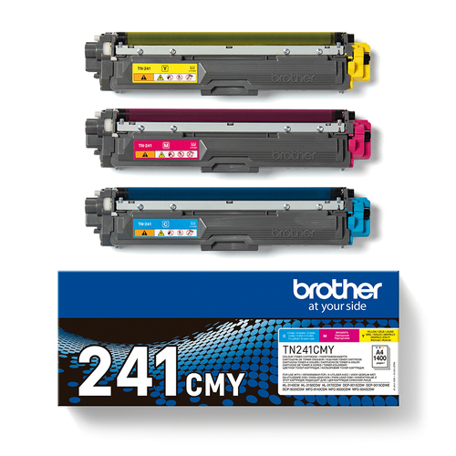 BROTHER pack 3 cartuchos deToner  (c/m/y)/TN241CMY